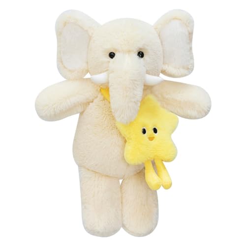 Uixxducc Kuscheltier Elefant, Süßes Elefant Plüschtier Stofftier, Plüsch Spielzeug zum Spielen und Kuscheln, Geschenk für Mädchen Jungen Kinder & Erwachsene (110cm) von Uixxducc