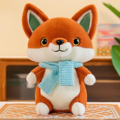Uixxducc Kuscheltier Fuchs, Plüschtier Fuchs Plüsch Spielzeug, Flauschiger Stofftier Fuchs zum Spielen, Geschenk & Kuscheln, Geschenk für Mädchen Jungen Kinder & Erwachsene (40CM,Orange) von Uixxducc