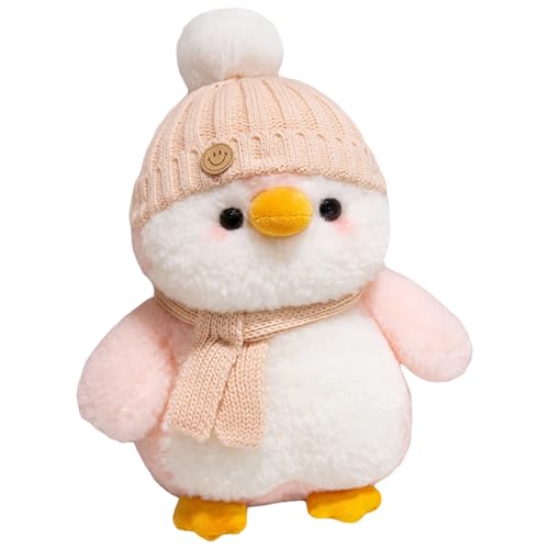 Uixxducc Kuscheltier Pinguin, 30cm Pinguin Stofftier Plüschtier, Süße Pinguin Plüsch Spielzeug Plüschpinguin Geschenke für Jungen Mädchen Kinder (30cm,Rosa) von Uixxducc