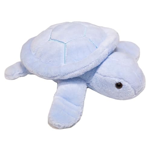 Uixxducc Kuscheltier Schildkröte, Süße Schildkröte Plüschtier, Weiche Kuschel Schildkröte Stofftier Kissen, Schildkröten Plüsch Spielzeug, Geschenk für Mädchen, Jungen, Kinder (35cm,Blau) von Uixxducc