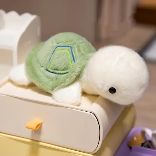 Uixxducc Kuscheltier Schildkröte 25/35cm Superweiche Niedliche Meeresschildkröte Plüschtier Flauschiger Stofftier zum Kuscheln und Spielen Kinderzimmer-Deko Geschenke (25 cm) von Uixxducc