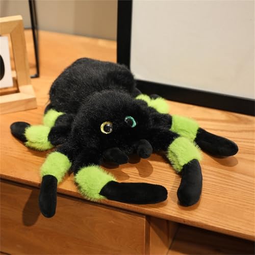 Uixxducc Lebensechte Spinne Plüschtier Puppe, Stofftier Niedlicher Spinnen, Kuscheltiere Simulation Spinne, Kuscheltier Geschenk Spinnenpuppe Für Kinder Geschenk (Puppe,A) von Uixxducc