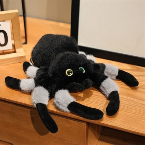 Uixxducc Lebensechte Spinne Plüschtier Puppe, Stofftier Niedlicher Spinnen, Kuscheltiere Simulation Spinne, Kuscheltier Geschenk Spinnenpuppe Für Kinder Geschenk (Puppe,C) von Uixxducc