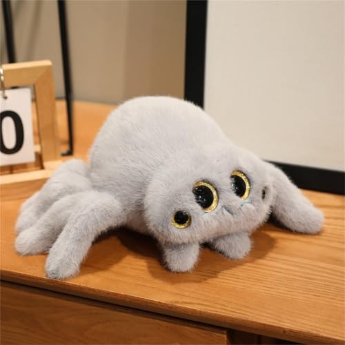 Uixxducc Lebensechte Spinne Plüschtier Puppe, Stofftier Niedlicher Spinnen, Kuscheltiere Simulation Spinne, Kuscheltier Geschenk Spinnenpuppe Für Kinder Geschenk (Puppe,E) von Uixxducc