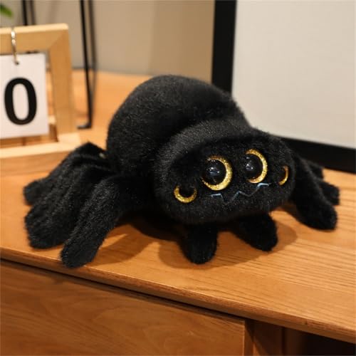 Uixxducc Lebensechte Spinne Plüschtier Puppe, Stofftier Niedlicher Spinnen, Kuscheltiere Simulation Spinne, Kuscheltier Geschenk Spinnenpuppe Für Kinder Geschenk (Puppe,F) von Uixxducc