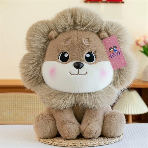 Uixxducc Löwe Kuscheltier, Löwe Plüschtier Spielzeug Stofftier Löwe Plush Stofftier Geschenk Für Kinder Jungen Mädchen (80cm) von Uixxducc