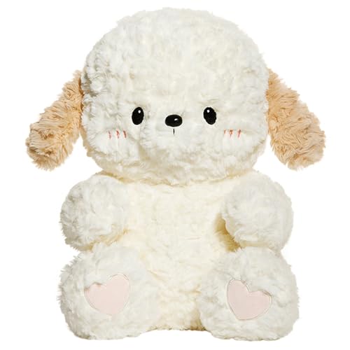 Uixxducc Plüschtier Hund Kuscheltier 23/38cm Super weich Plüschhund Stofftier niedliches Plüschtier zum Kuscheln und Spielen, für Kinder Jungen & Mädchen (23cm) von Uixxducc