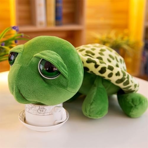 Uixxducc Schildkröte Kuscheltier Plüschtier aus weichem Plüsch niedliches Plushie zum Kuscheln und Spielen,Plüsch Puppe Spielzeug Geschenk für Kinder Jungen Mädchen (35cm) von Uixxducc