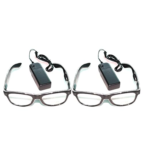 Ujjdwiurgh 1 x LED-Lichter-Set, Sonnenbrille, im Dunkeln leuchtende Brille, Partyzubehör, Geschenke für Partys, Kinder und Erwachsene Ujjdwiurgh 1 x LED-Lichter-Set, Sonnenbrille, im Dunkeln leuchtende Brille, Partyzubehör, Geschenke für Partys, Kinder und Erwachsene von Ujjdwiurgh