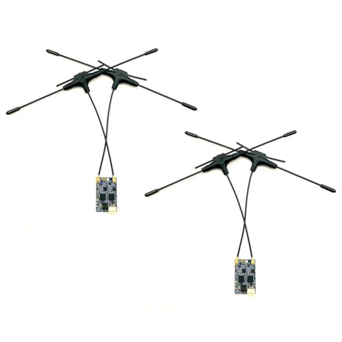 Ujjdwiurgh 2 x Gemini Dualband 900 MHz 2,4 GHz ExpressLRS RX TCXO ELRS Empfänger für RC FPV-Drohne mit fester Reichweite. Ujjdwiurgh 2 x Gemini Dualband 900 MHz 2,4 GHz ExpressLRS RX TCXO ELRS Empfänger für RC FPV-Drohne mit fester Reichweite. von Ujjdwiurgh