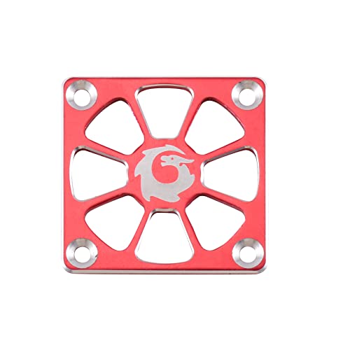 Ujjdwiurgh 40 mm Karbon-/Metall-Lüfterabdeckung für RC-Motor ESC-Lüfter-Schutzabdeckung, Rot Ujjdwiurgh 40 mm Karbon-/Metall-Lüfterabdeckung für RC-Motor ESC-Lüfter-Schutzabdeckung, Rot von Ujjdwiurgh