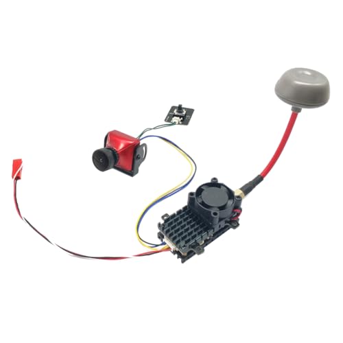 Ujjdwiurgh 5,8 GHz 2 W FPV VTX Transmitter + CCD 800TVL CAM+Antenne FPV 2000 MW 48CH Audio Video Sender für FPV-Drohne Reichweite Ujjdwiurgh 5,8 GHz 2 W FPV VTX Transmitter + CCD 800TVL CAM+Antenne FPV 2000 MW 48CH Audio Video Sender für FPV-Drohne Reichweite von Ujjdwiurgh
