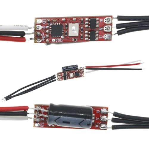 Ujjdwiurgh BLDC 1S DC bürstenlose Motorsteuerungsplatine, 3 V-6 V, 3,7 V, 3,5 A, elektrischer Regler für bürstenlosen Motor, Rot Ujjdwiurgh BLDC 1S DC bürstenlose Motorsteuerungsplatine, 3 V-6 V, 3,7 V, 3,5 A, elektrischer Regler für bürstenlosen Motor, Rot von Ujjdwiurgh
