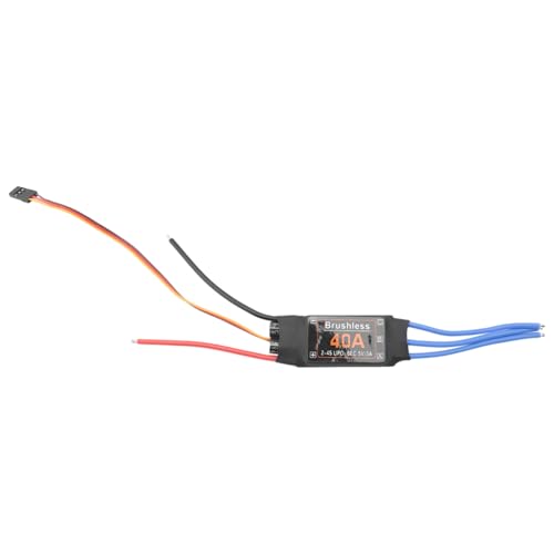 Ujjdwiurgh Brushless 40A Speed ESC Controller 2-4S mit 5V 3A UBEC für RC FPV Quadcopter RC Aircraft Helicopter von Ujjdwiurgh