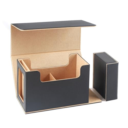 Ujjdwiurgh Kartenspielbox mit Sichtfenster, Kartenspielhülle mit Würfelfach, Kartenaufbewahrungsbox, 35pt Magnetischer Kartenhalter, Khaki Ujjdwiurgh Kartenspielbox mit Sichtfenster, Kartenspielhülle mit Würfelfach, Kartenaufbewahrungsbox, 35pt Magnetischer Kartenhalter, Khaki von Ujjdwiurgh