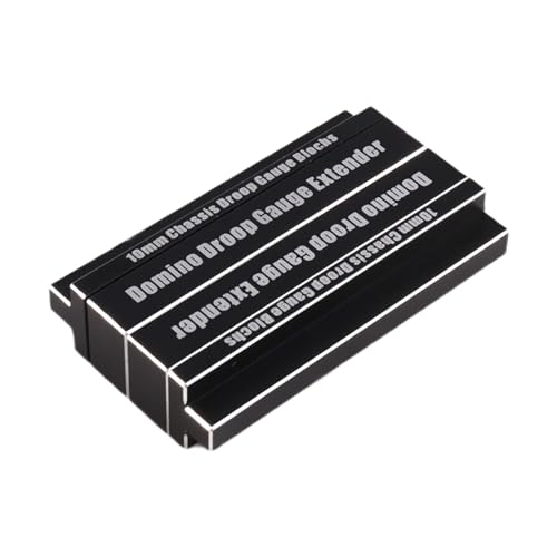 Ujjdwiurgh Lineal für ferngesteuertes Auto, Stützblock für Fahrgestellneigungslehre, Mess-Set für RC Auto 1/10 Ujjdwiurgh Lineal für ferngesteuertes Auto, Stützblock für Fahrgestellneigungslehre, Mess-Set für RC Auto 1/10 von Ujjdwiurgh