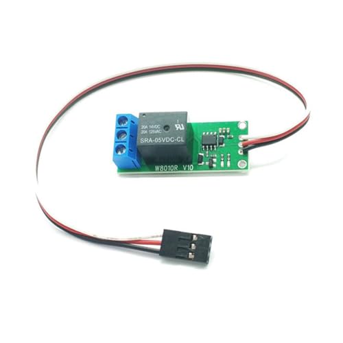 Ujjdwiurgh RC-Relaisschalter für Luftfahrzeuge, breite Spannung von 5-12 V, PWM-Steuerung, Universal-Fluglichtregler mit niedriger Spannung. von Ujjdwiurgh