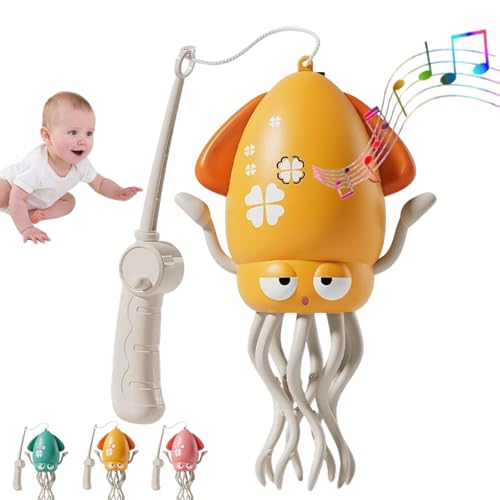 Electric Dancing Octopus Toy,Musical Dancing Robot,Automatic Swinging Crawling Octopus with LED & Music,Flexibly Avoid Obstacles, Synchronized Sound and Light,Music Toy for Girls Boy-Yellow Electric Dancing Octopus Toy,Musical Dancing Robot,Automatic Swinging Crawling Octopus with LED & Music,Flexibly Avoid Obstacles, Synchronized Sound and Light,Music Toy for Girls Boy-Yellow von Ukisisi