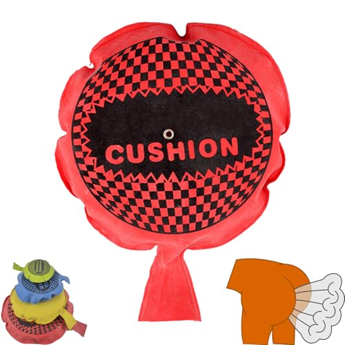 Furzkissen Selbstaufblasend,pupskissen Groß,furzkissen,pupskissen,streich Requisiten,geräusch Streich,pupskissen Furzkissen Kinder,Streich-Furz-Tasche,Gag-Witzkissen,Neuheit Gag Spielzeug-B||20cm von Ukisisi