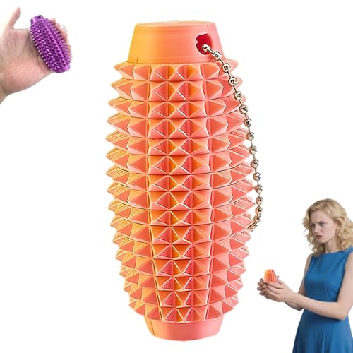 Spiky Grippie Stim Keychain,Pain Stimming Fidgets Toy,Fidget Pain Keychain Toy,3D Sensory Roller,Roller Massage Sensory Stress Reliefs Toys for Adults, Kids-B Spiky Grippie Stim Keychain,Pain Stimming Fidgets Toy,Fidget Pain Keychain Toy,3D Sensory Roller,Roller Massage Sensory Stress Reliefs Toys for Adults, Kids-B von Ukisisi