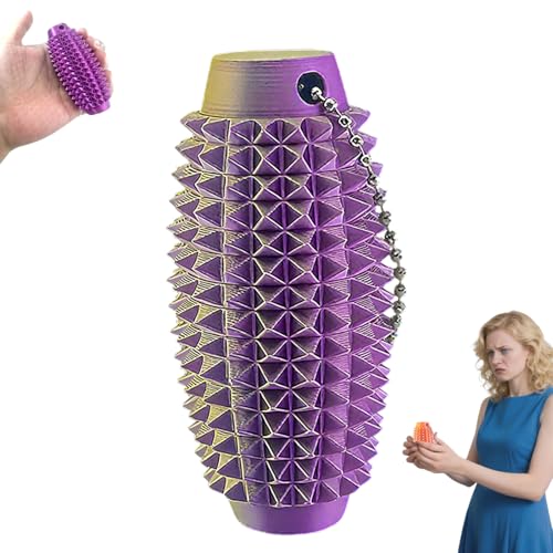 Spiky Grippie Stim Keychain,Pain Stimming Fidgets Toy,Fidget Pain Keychain Toy,3D Sensory Roller,Roller Massage Sensory Stress Reliefs Toys for Adults, Kids-D Spiky Grippie Stim Keychain,Pain Stimming Fidgets Toy,Fidget Pain Keychain Toy,3D Sensory Roller,Roller Massage Sensory Stress Reliefs Toys for Adults, Kids-D von Ukisisi
