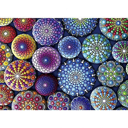 1000 Stück Puzzle - Stone Mandala - Erwachsene Teenager Kinder Puzzle Großes Puzzle Spielzeug Geschenk Pädagogisch Intellektuell Dekomprimieren Spaß Familienspiel von Ulalaza