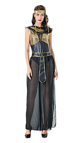 Ulalaza Cosplay-Kostüm für Damen, Cleopatra, griechische Göttin, antike römische Kriegerin, Uniform-Outfit für Halloween-Party von Ulalaza