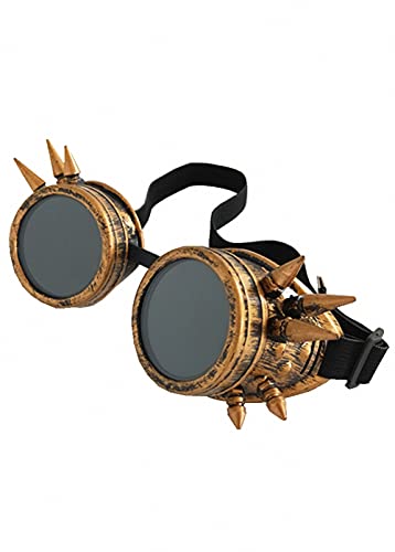 Ulalaza Vintage Steampunk Brille Brille viktorianischen Retro Cyberpunk Gothic Cosplay von Ulalaza