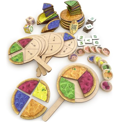 Ulanik Lernbrettspiel Brüche, Spiele ab 3 Jahren, Holz Brettspiele für Kinder 4, 5, 6, 7, 8 Jahre, Lernspiele ab 3 Jahre, Vorschule Spiele, Holzspiele für Kleinkinder Ulanik Lernbrettspiel Brüche, Spiele ab 3 Jahren, Holz Brettspiele für Kinder 4, 5, 6, 7, 8 Jahre, Lernspiele ab 3 Jahre, Vorschule Spiele, Holzspiele für Kleinkinder von Ulanik