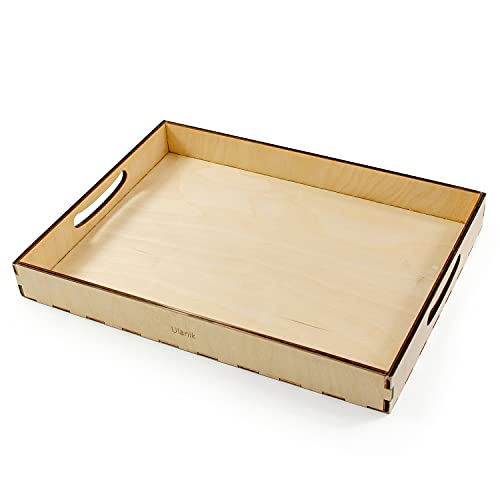 Ulanik Montessori Sortiertablett Holzsortiertablett Ab 3+ Jahre, pädogogisches Lernspielzeug für Vorschule für Farbsortierung und Zählen Ulanik Montessori Sortiertablett Holzsortiertablett Ab 3+ Jahre, pädogogisches Lernspielzeug für Vorschule für Farbsortierung und Zählen von Ulanik