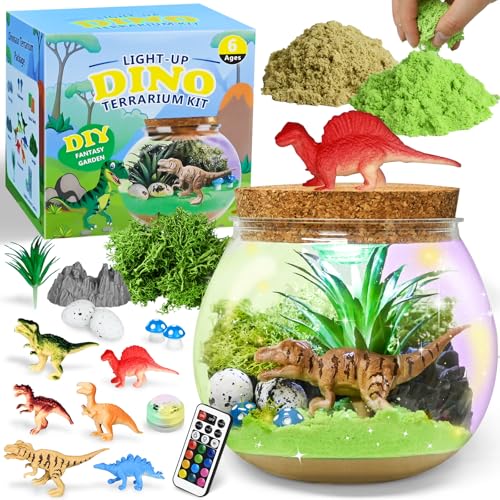 Ulikey DIY Nachtlicht Kinder, Dinosaurier Nachtlicht Basteln, Bastelsets für Kinder, Dino Nachtlich mit Fernsteuerung 12 Farben Lichter, 3D Dinosaur Bastelset für 6-12 Jungen Mädchen Geschenke Ulikey DIY Nachtlicht Kinder, Dinosaurier Nachtlicht Basteln, Bastelsets für Kinder, Dino Nachtlich mit Fernsteuerung 12 Farben Lichter, 3D Dinosaur Bastelset für 6-12 Jungen Mädchen Geschenke von Ulikey