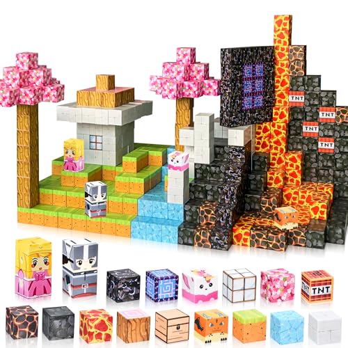 Ulikey Magnetische Bausteine, Magnetspielzeug Magneten Zauberportal Edition, Magnetische Fliesen Spielzeug für Kinder ab 3 4 5 6 7 Jahren, Kreative Kinderspiele Geschenk Ulikey Magnetische Bausteine, Magnetspielzeug Magneten Zauberportal Edition, Magnetische Fliesen Spielzeug für Kinder ab 3 4 5 6 7 Jahren, Kreative Kinderspiele Geschenk von Ulikey