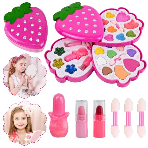 Ulikey Schminkkoffer Mädchen, Waschbar Kinderschminke Set Spielzeug, Kosmetiktasche Kinder Make Up Set, Geburtstags Weihnachts Geschenke für Mädchen 4 5 6 7 8 9 11 Jahre Ulikey Schminkkoffer Mädchen, Waschbar Kinderschminke Set Spielzeug, Kosmetiktasche Kinder Make Up Set, Geburtstags Weihnachts Geschenke für Mädchen 4 5 6 7 8 9 11 Jahre von Ulikey