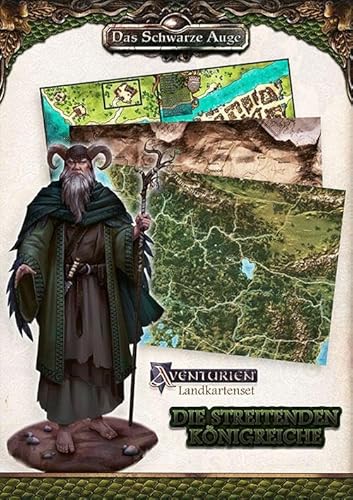 Ulisses Spiel & Medien Landkartenset Die Streitenden Königreiche: Spielhilfe von Das Schwarze Auge
