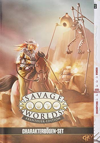 Savage Worlds Charakterbögen-Set von Ulisses Spiele