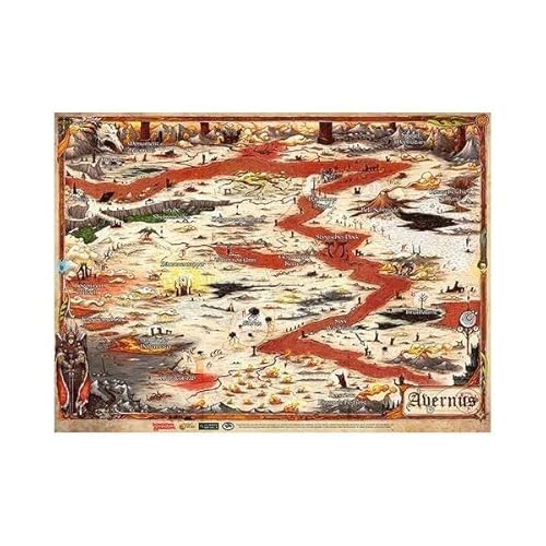 Ulisses Spiele GFDND72793-G - D&D Landkarte Avernus Ulisses Spiele GFDND72793-G - D&D Landkarte Avernus von Ulisses Spiele