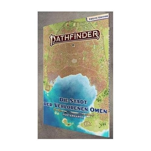 Ulisses Spiele US57057 - Pathfinder 2 - Absalom Stadtkartenset von Das Schwarze Auge