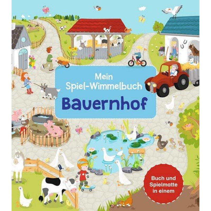 Mein Spiel-Wimmelbuch: Bauernhof von Ullmann Medien