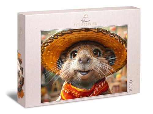 Ulmer Puzzleschmiede - 1000 Teile Capybara-Puzzle - Das niedliche Wasserschwein als warmherziger Puzzlespaß für Freunde von Trend-Tieren und Tierkunst-Puzzles - Qualität Made in Germany Ulmer Puzzleschmiede - 1000 Teile Capybara-Puzzle - Das niedliche Wasserschwein als warmherziger Puzzlespaß für Freunde von Trend-Tieren und Tierkunst-Puzzles - Qualität Made in Germany von Ulmer Puzzleschmiede