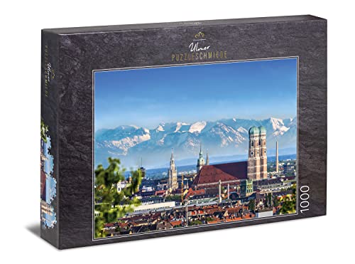 Ulmer Puzzleschmiede Puzzle 1000 Pezzi 'Quack' - Anatra Colorata Su Sfondo Astratto, Qualità Made In Germany, 68x48 Cm