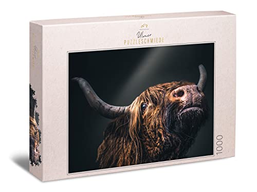 Ulmer Puzzleschmiede - Puzzle „Yak“ - Klassisches Puzzle mit 1000 Teilen - Das kraftvolle Hochlandrind aus dem Himalaya-Gebirge hört den Ruf des Berges - erstklassiges Tierpuzzle für Erwachsene Ulmer Puzzleschmiede - Puzzle „Yak“ - Klassisches Puzzle mit 1000 Teilen - Das kraftvolle Hochlandrind aus dem Himalaya-Gebirge hört den Ruf des Berges - erstklassiges Tierpuzzle für Erwachsene von Ulmer Puzzleschmiede