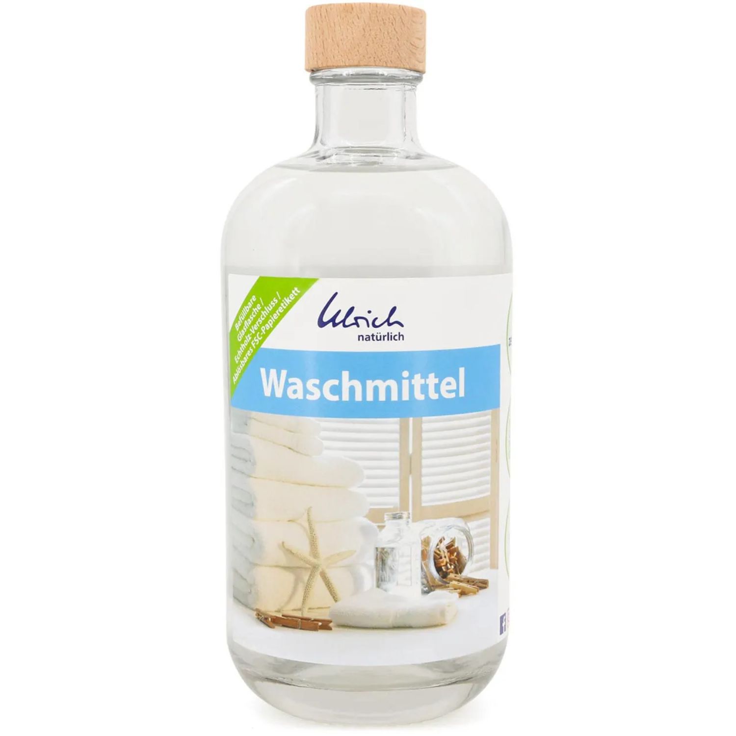 Ulrich Natürlich Waschmittel 500 ml Glasflasche - von Ulrich Natürlich