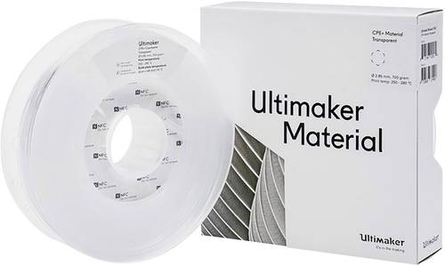 Ultimaker 1643 Filament CPE+ chemisch beständig 2.85mm 700g Transparent 1St. von Ultimaker