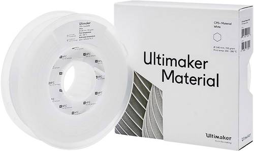 Ultimaker 1645 Filament CPE+ chemisch beständig 2.85mm 700g Weiß 1St. von Ultimaker