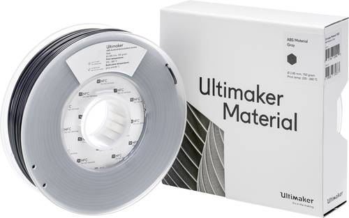 Ultimaker ABS - M2560 Gray 750 - 206127 Filament ABS 2.85mm 750g Grau 1St. von Ultimaker