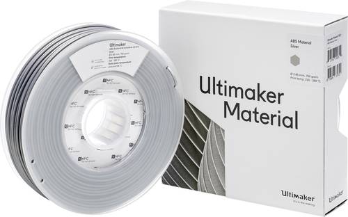 Ultimaker ABS - M2560 Silver 750 - 206127 Filament ABS 2.85mm 750g Silber 1St. von Ultimaker