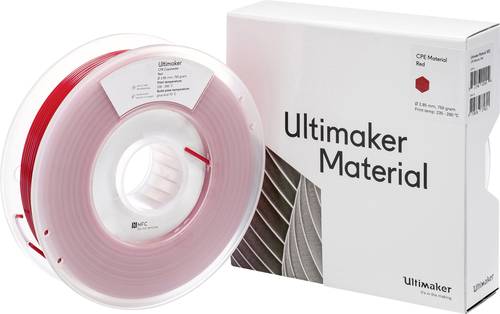 Ultimaker CPE - M0188 Red 750 - 201273 Filament CPE 2.85mm 750g Rot 1St. von Ultimaker