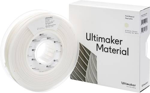 Ultimaker PLA - M0751 Pearl White 750 - 211399 Filament PLA 2.85mm 750g Pearl White 1St. von Ultimaker