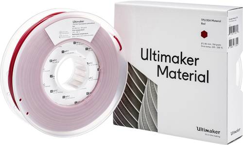 Ultimaker TPU - M0369 Red 750 - 215194 Filament TPU semiflexibel 2.85mm 750g Rot 1St. von Ultimaker