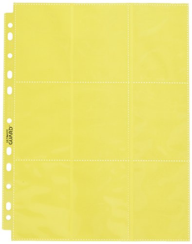 Ultimate Guard 18-Pocket Pages Side-Loading Gelb (50) UGD010487 von Ultimate Guard